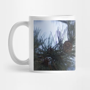 Pine cone and winter Mug